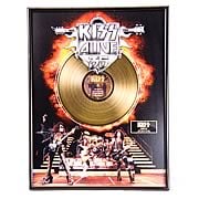 KISS Alive 35 Framed Gold Record